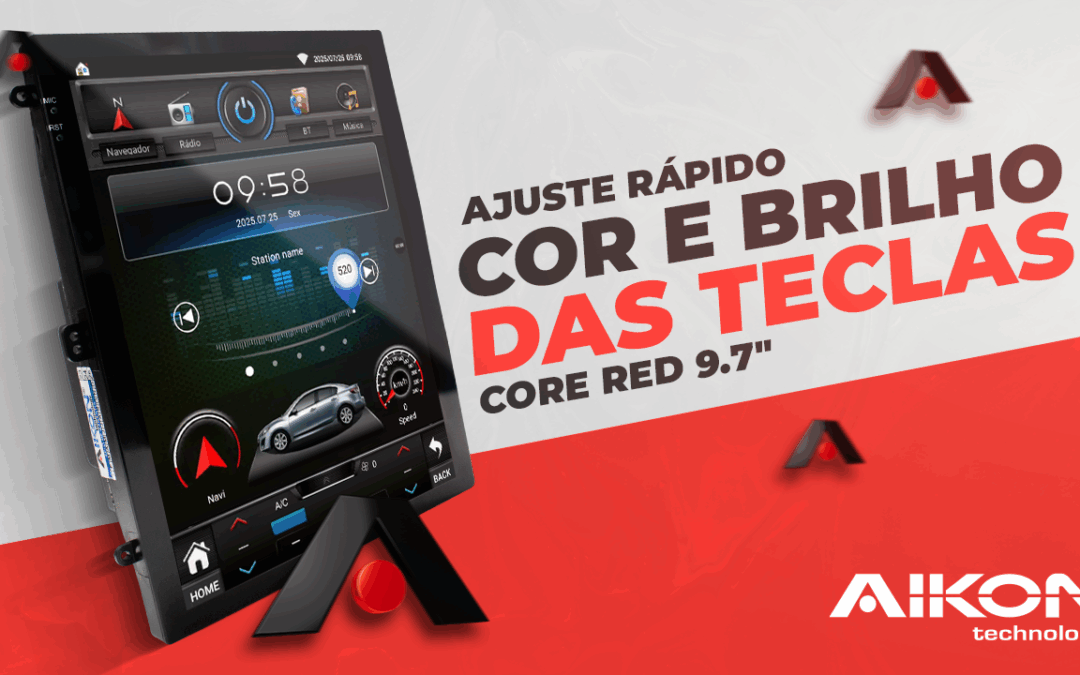 Como definir brilho e cor das teclas – Core Red 9.7″