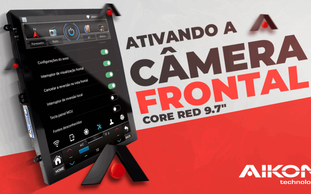 Como ativar a câmera frontal – Core Red 9.7″