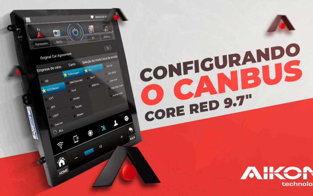 Configurando o canbus – Core Red 9.7″