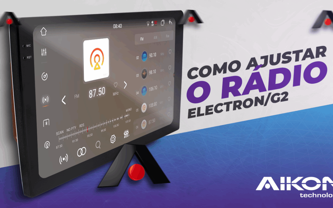 Como ajustar o rádio – Electron/G2