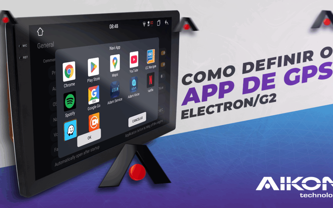 Como definir o app de GPS e o início automático – Electron/G2