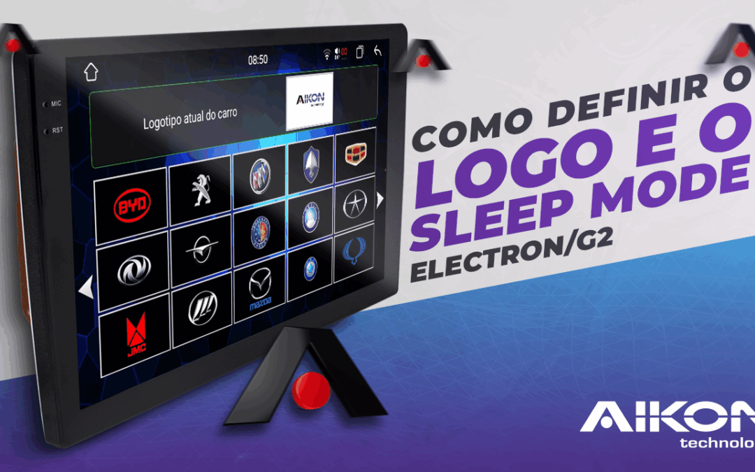 Como definir a logo e o modo de espera (sleep mode) – Electron G2