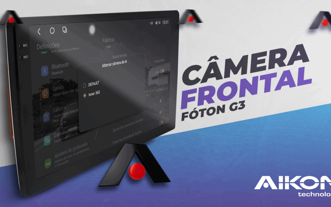 Configuração da câmera frontal